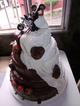 Bolo 5 andares para casamento